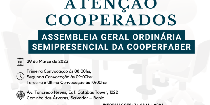 Convocação de Assembleia Geral Ordinária da Cooperfaber